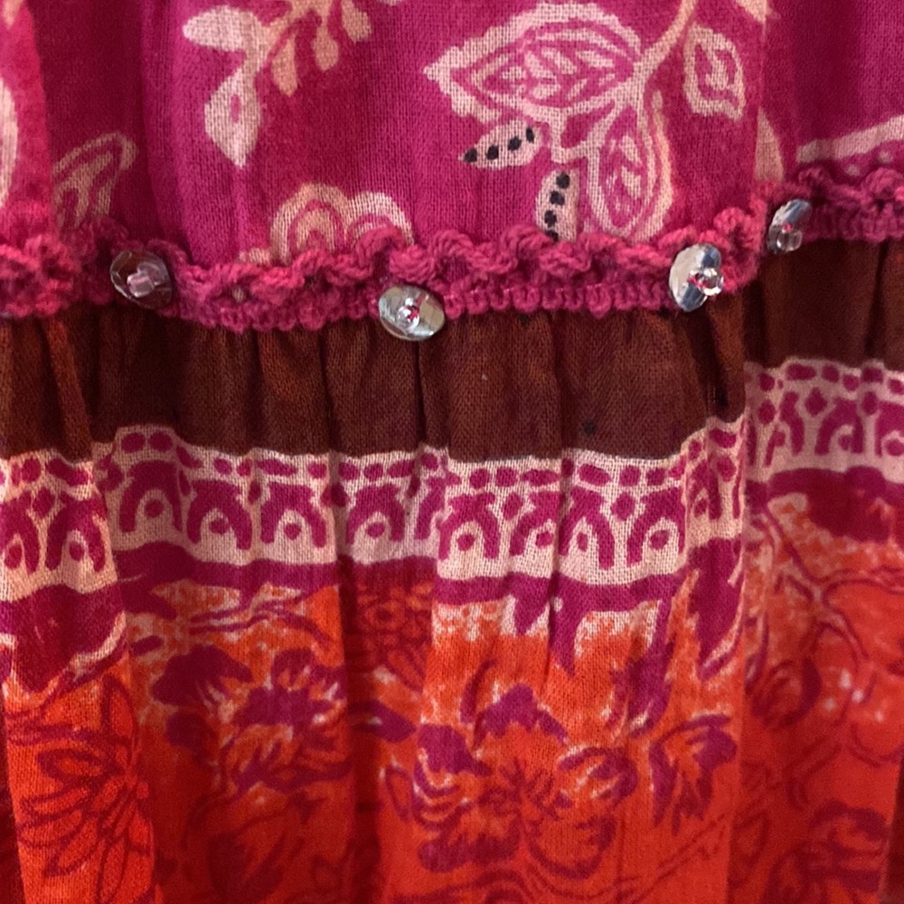 Pretty Gauze Boho India Skirt - Picture 3 of 4
